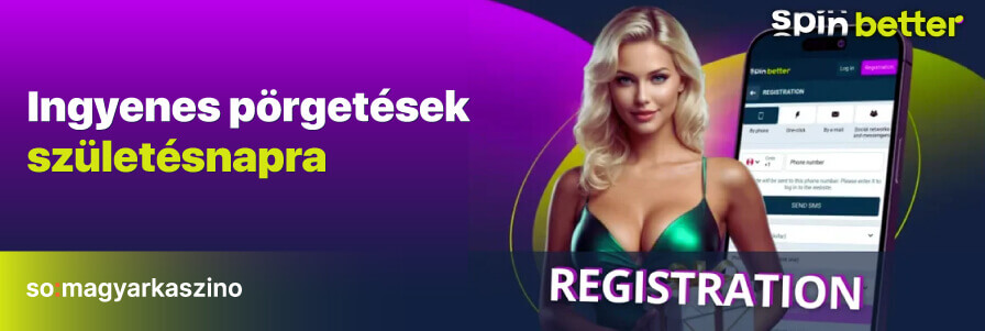 SpinBetter Ingyen Pörgetések