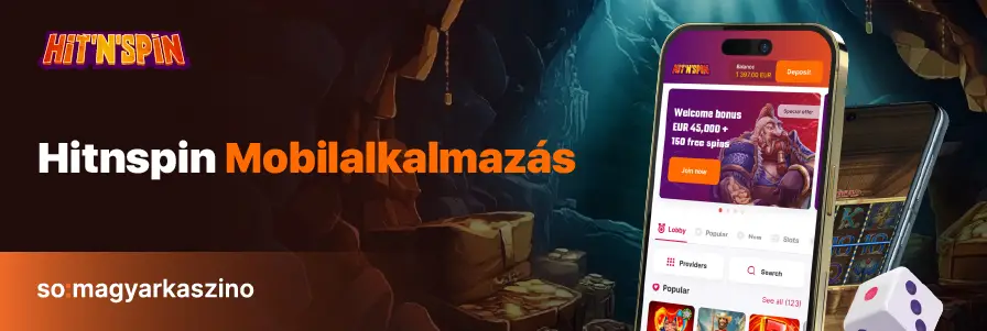 Hitnspin Mobilalkalmazás
