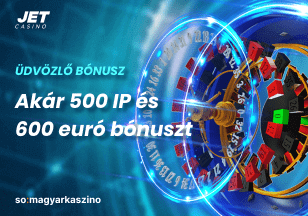 Jet Casino – Akár 500 ingyen pörgetést és 600 euró bónuszt is szerezhetsz!