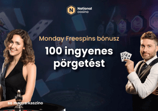 National Casino Monday Freespins bónusz