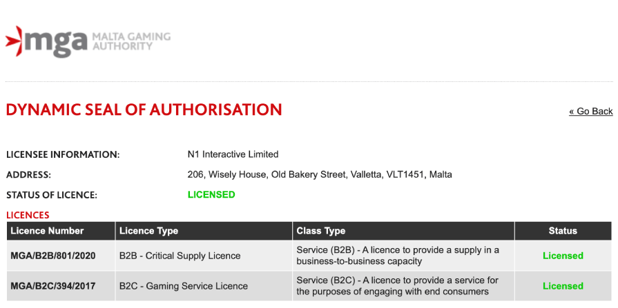 bingobonga license new