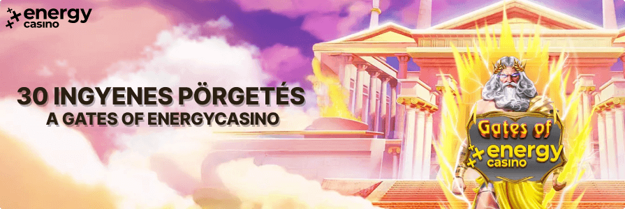 EnergyCasino befizetés nélküli bónusz: 30 IP