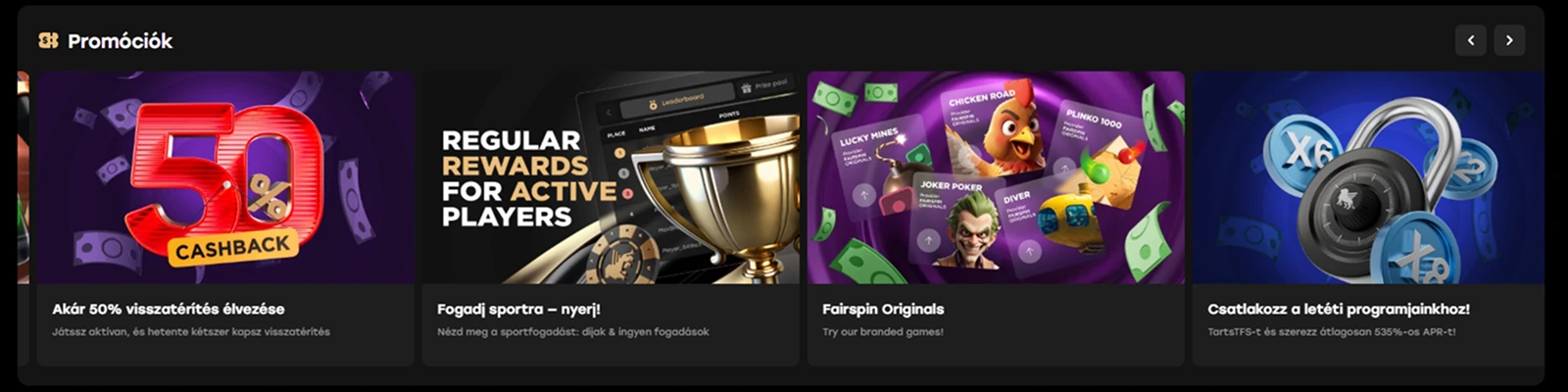 Fairspin Casino All Bonuses